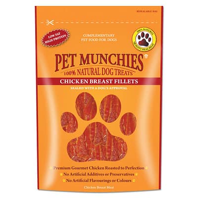 Pet Munchies Chicken Breast Fillets 100g