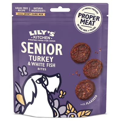 Lily's Kitchen Senior Turkey & White Fish Bites 70g