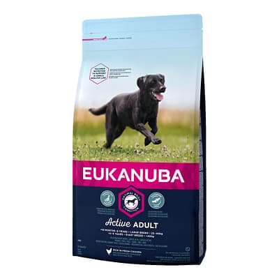 EUKANUBA Active Adult Large Breed Rich In Fresh Chicken Dry Dog Food