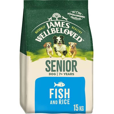 James Wellbeloved Senior Dry Dog Food Fish & Rice