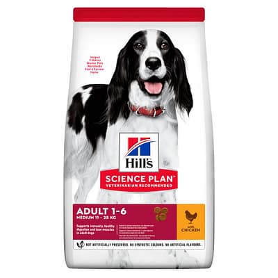 HILL'S SCIENCE PLAN Adult Medium Dry Dog Food Chicken 14kg