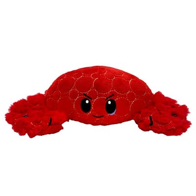 Red Crab Soft Dog Toy