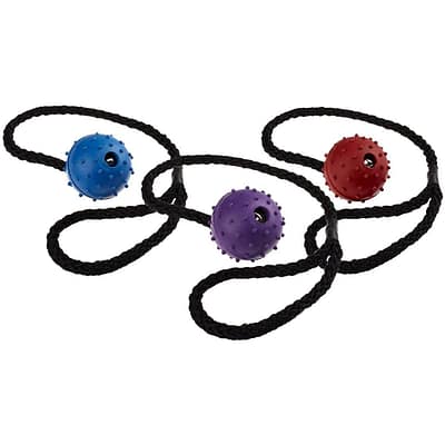 Classic Rubber Ball/Rope Dog Toy 50mm