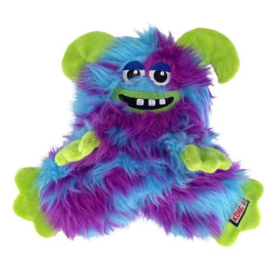 Cute Purple and Blue Plush Monster Dog Toy