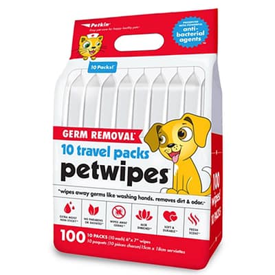 Petkin Germ Removal Wipes