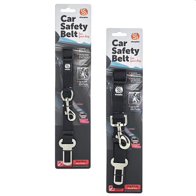 set of 2 Seat belt Attachments for travelling with dogs