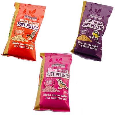 Suet To Go Wild Bird Food High Energy Suet Pellets