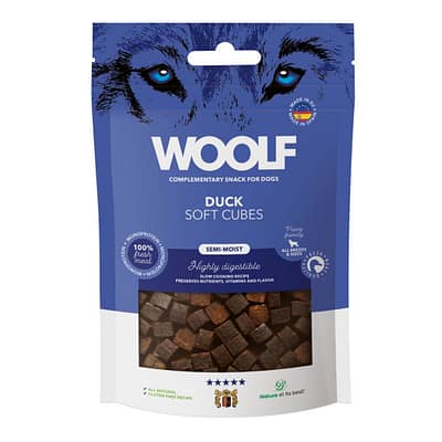 Woolf Soft Cubes Duck Dog Snacks