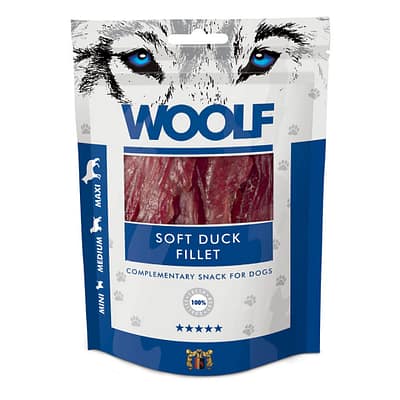 Pack of Woolf Soft Duck Fillet dog treats