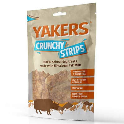 Yakers Crunchy Strips Dog Treat