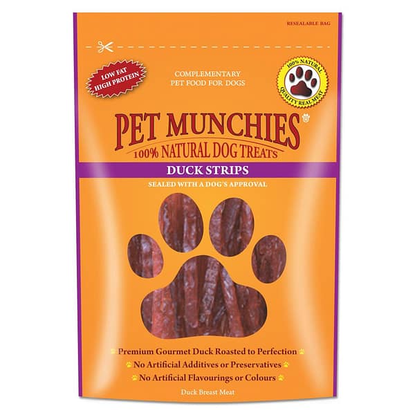 206698 Pet Munchies Duck Strips 90g