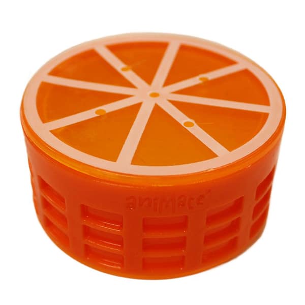 794808 animate fruit cooling dog toy orange Orange fruit shaped cooling dog toy