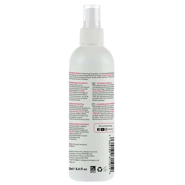 Animology Essentials Tutti Frutti Spray Back 1000 Animology Essentials Tutti Frutti Spray Back 1000
