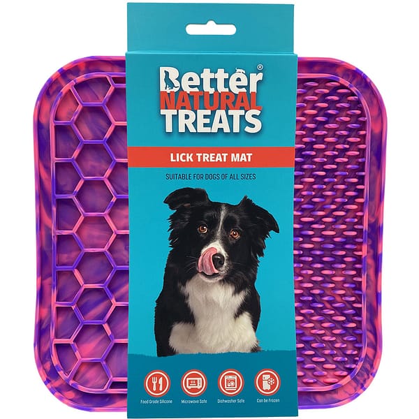 BNT Lick Mat Pink Purple on card 1024 BNT Lick Mat Pink Purple on card 1024