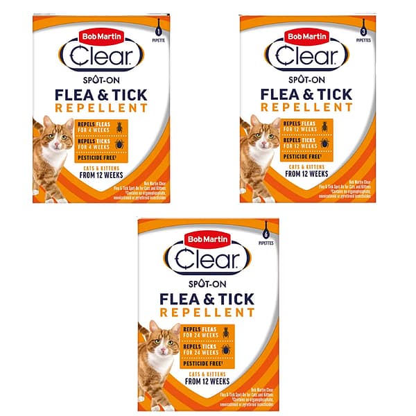Bob Martin Clear Flea Repel Cat Set