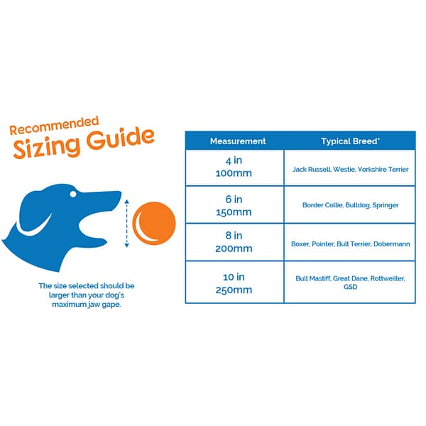 Boomer Ball Sizing Guide 1600 Boomer Ball Size Guide