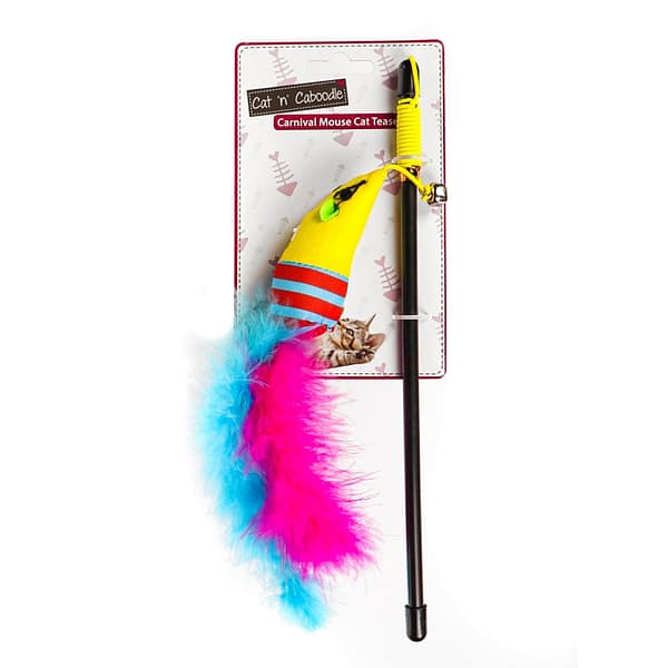 Cat n Caboodle Carnival Mouse Cat Teaser Card 1000