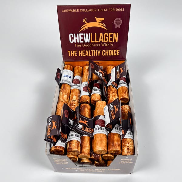 Chewllagen Beef Roll 5in Retriever Box 1000 Chewllagen Beef Roll 5in Retriever Box 1000