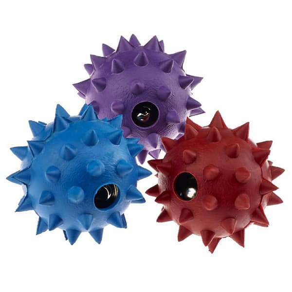 Classic Rubber Dog Toys Spikey Balls 50mm 1024