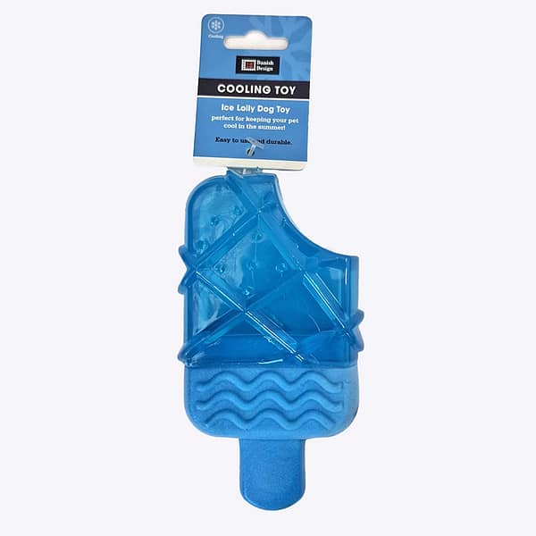 Blue Ice Lolly Shaped Dog Cooling Toy