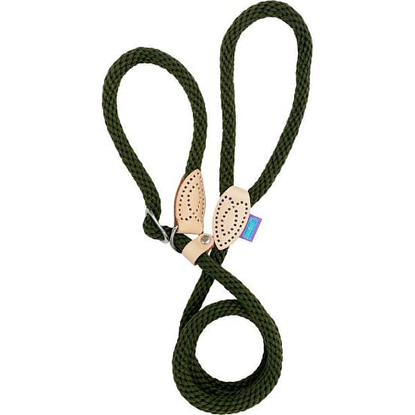 Dog & Co DL3361 soft-touch-rope-slip-lead Large Green 1000 Green Soft Rope Slip Lead for Dogs