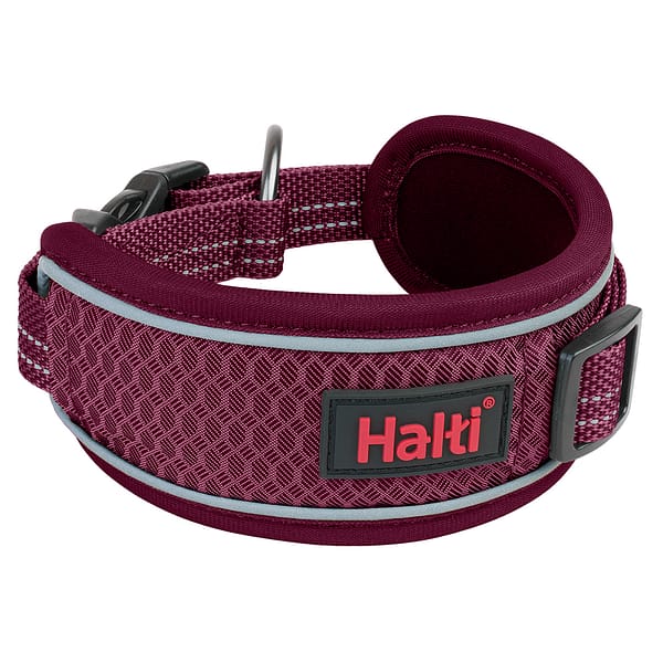 Halti Anatomy Wide Dog Collar in Magenta