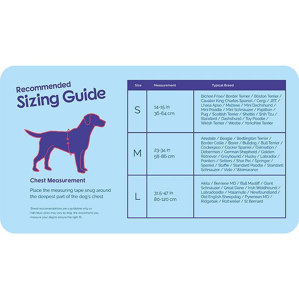 Halti Front Control Size Guide 1024 Halti Front Control Size Guide 1024