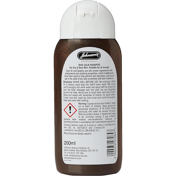 Johnsons Skin Calm Shampoo 200ml Back 1000 Johnsons Skin Calm Shampoo 200ml Back 1000