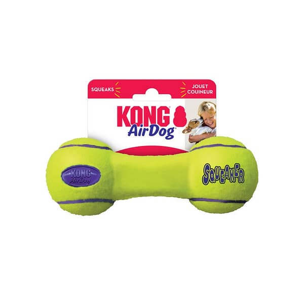 KONG Airdog Dumbbell Medium on pack 1024 KONG Airdog Dumbbell Medium on pack 1024