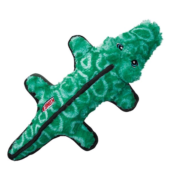 KONG Green Alligator dog toy