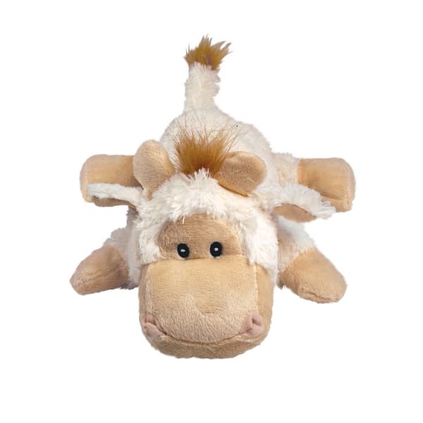 KONG Cozie Naturals Med Cow 1080px Cute white cow plush dog toy