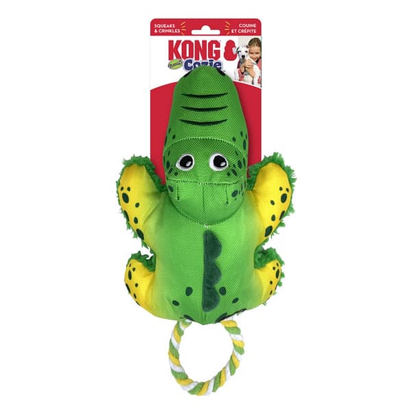 KONG Cozie Tuggz Alligator on card 1080 KONG Cozie Tuggz Alligator on card 1080