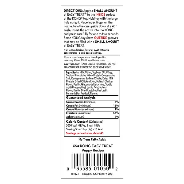 KONG Easy Treat Puppy Back 1024 KONG Easy Treat Puppy Back 1024