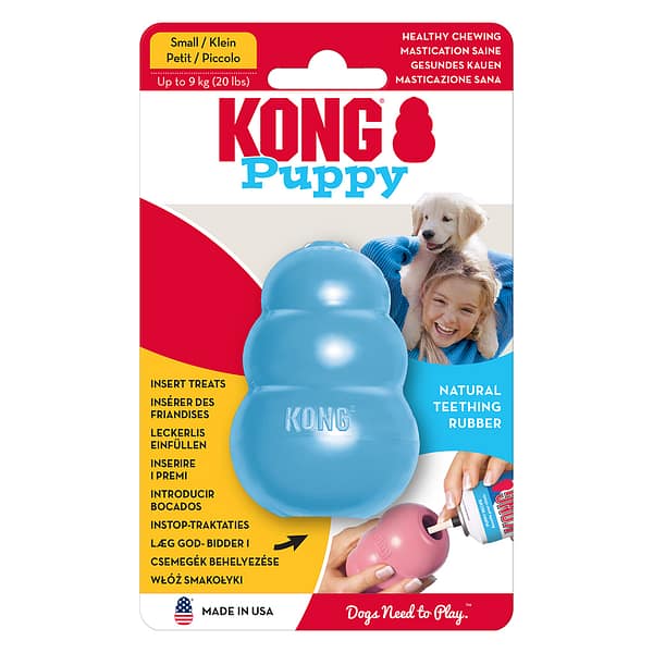 KONG Puppy Small Blue Packaged 1024 KONG Puppy Small Blue Packaged 1024