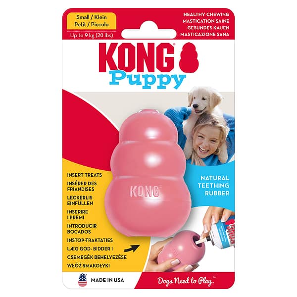 KONG Puppy Small Pink Packaged 1024 KONG Puppy Small Pink Packaged 1024
