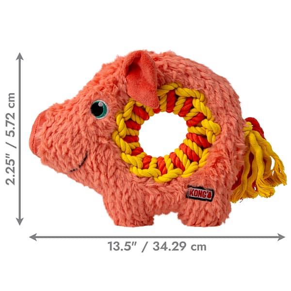 KONG RingaRoos Pig Dimensions 1080px KONG RingaRoos Pig Dimensions 1080px