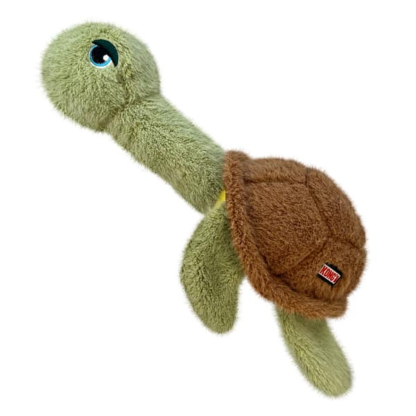 KONG Scruffs Turtle plush dog toy