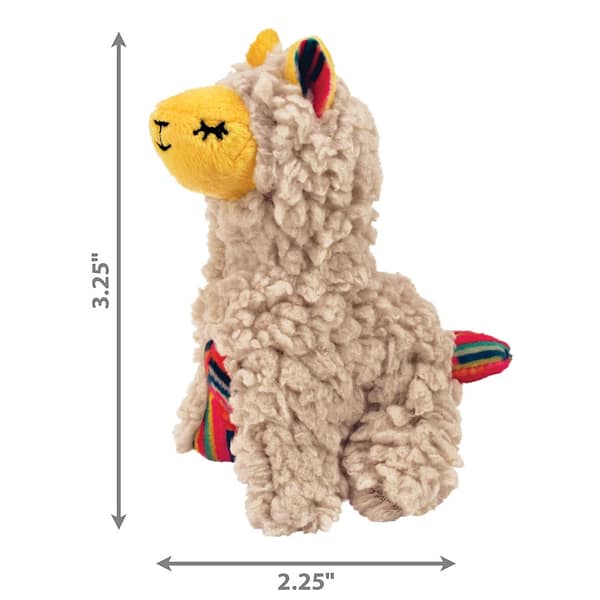 KONG Softies Buzzy Llama Cat Toy Dimensions 1080px KONG Softies Buzzy Llama Cat Toy Dimensions 1080px