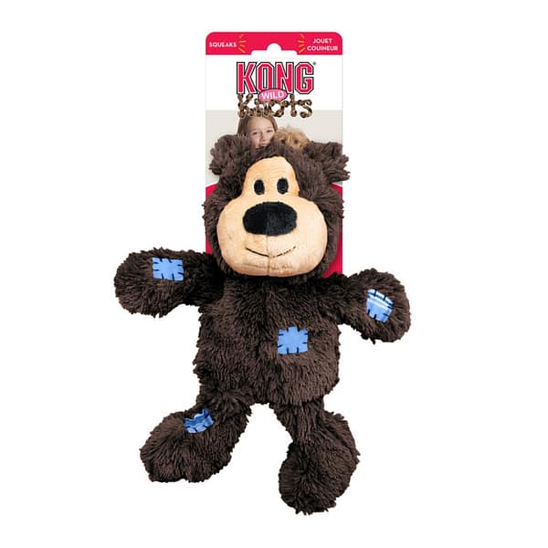 KONG Wild Knots Bear MedLge Brown on card 1024 KONG Wild Knots Bear MedLge Brown on card 1024
