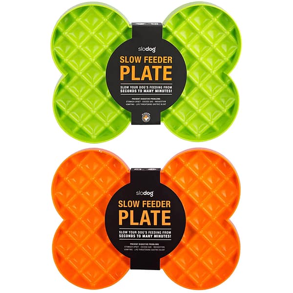 Lickimat Slo Dog Feeder Plate Set 1000