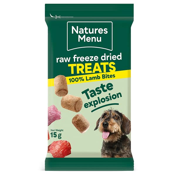 Natures Menu Raw Freeze Dried Treats Lamb 1080 Natures Menu Raw Freeze Dried Treats Lamb 1080