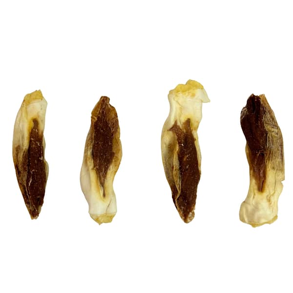 Paddock Farm Rabbit Ears with Ostrich Loose 1080px 4 Loose hairless Rabbit Ears dog treats stuffed with Ostrich meat