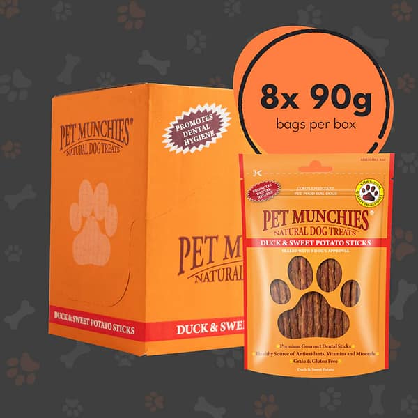 Pet Munchies Duck Sweet Potato Sticks Box8 1080px Pet Munchies Duck Sweet Potato Sticks Box8 1080px