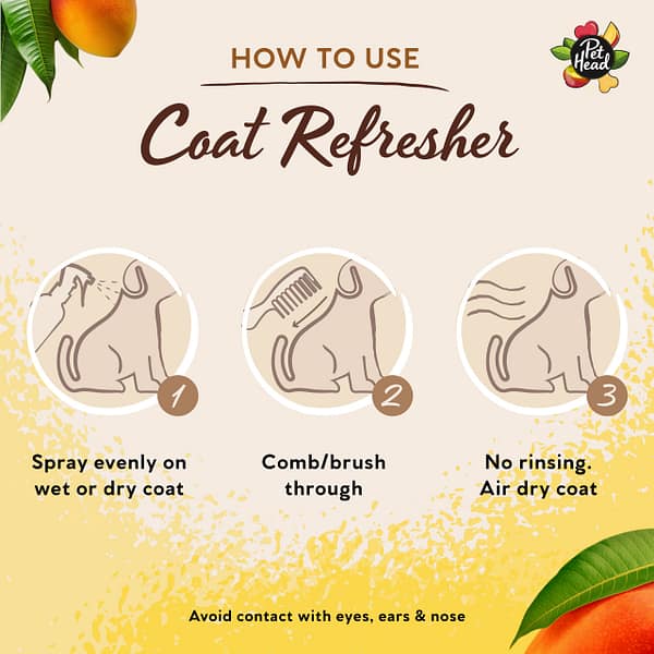 Pet_Head_Ultimutt_Clean_Coat_Refresher How to Use Infographic 1080px Pet_Head_Ultimutt_Clean_Coat_Refresher How to Use Infographic 1080px