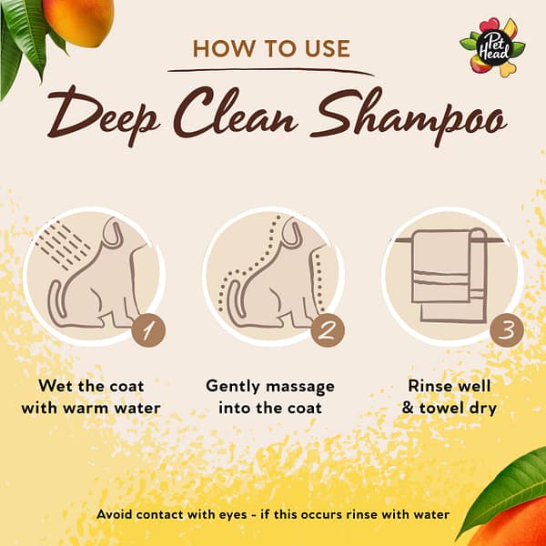 Pet_Head_Ultimutt_Clean_Deep_Clean_Shampoo How to Use Infographic 1080px Pet_Head_Ultimutt_Clean_Deep_Clean_Shampoo How to Use Infographic 1080px
