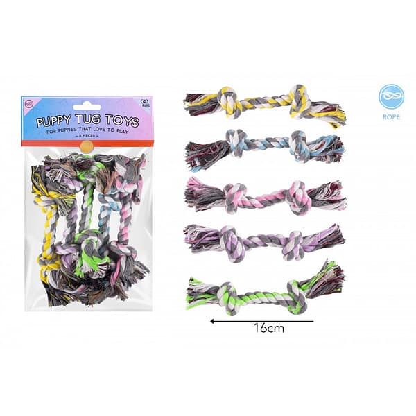 Puppy Tug Ropes Pack 5