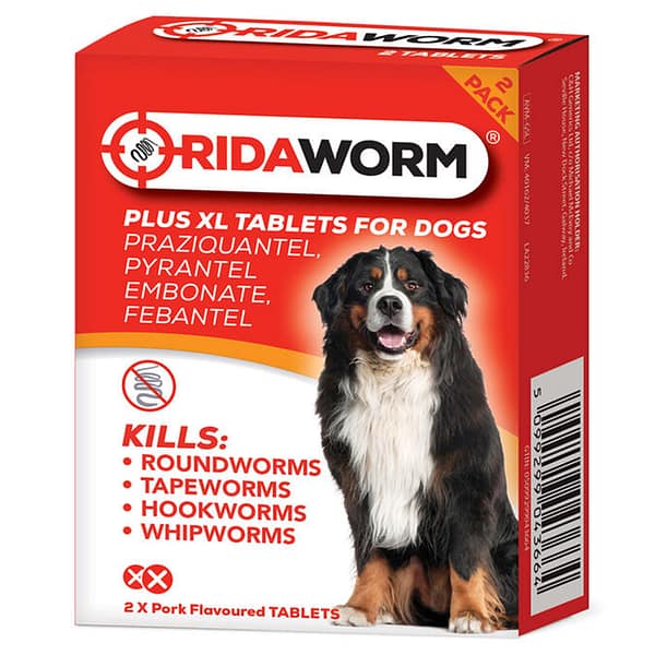 Ridaworm Plus XL dog Worming Tablets 1000