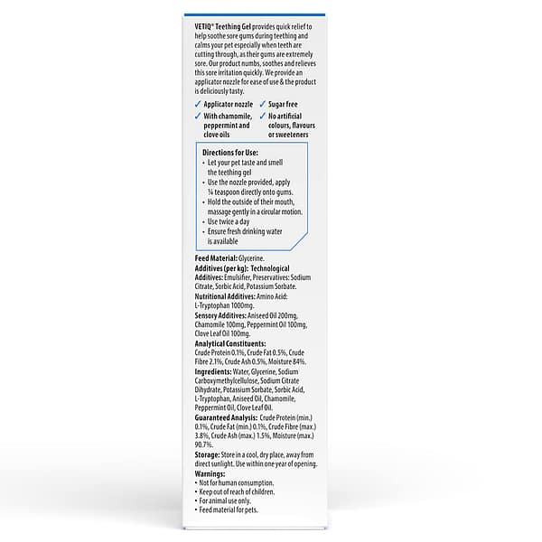 VetIQ Teething Gel New Back 1000 VetIQ Teething Gel New Back 1000