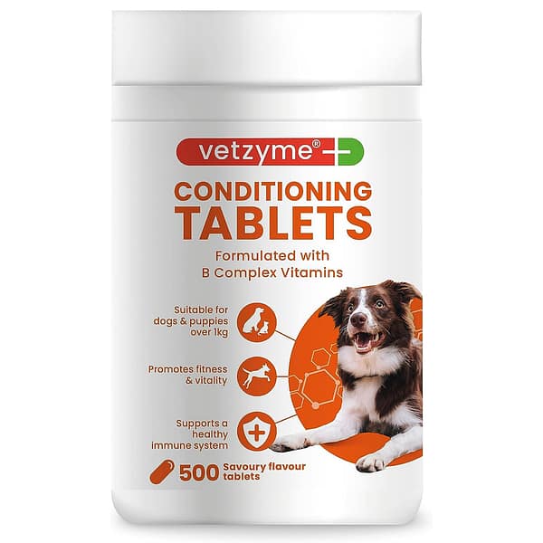 Vetzyme Dog Conditioning Tablets 500s New 1024