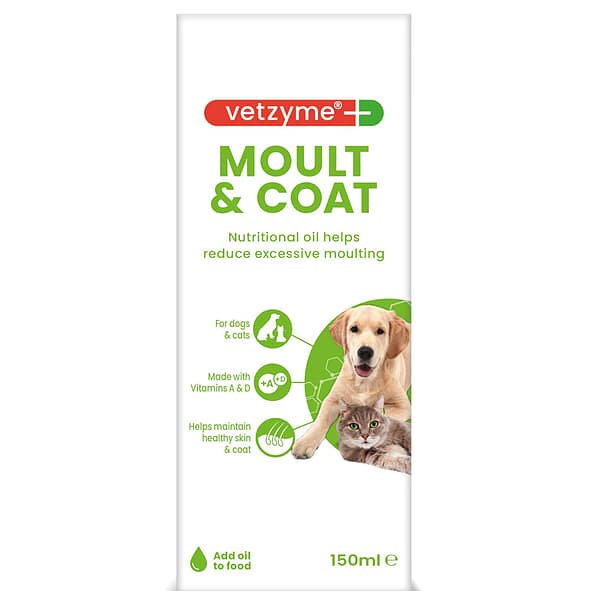 Vetzyme Moult & Coat Oil New 1080